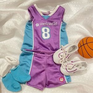 American Girl Doll basketball outfit set.